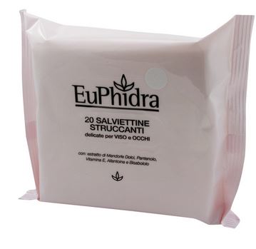 EUPHIDRA SALVIETTINE STRUCCANTI 20 PEZZI