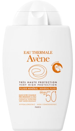 AVENE Fluido solare viso minerale SPF50+ per pelle intollerante 40 ml