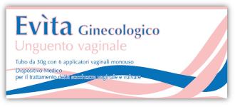 EVITA GINECOLOG UNGUENTO VAGINALE TUBO DA 30 G + 6 APPLICATORI VAGINALI MONOUSO