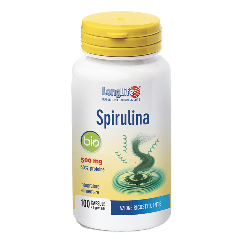 LONGLIFE SPIRULINA BIO 500 MG 100 CAPSULE VEGETALI