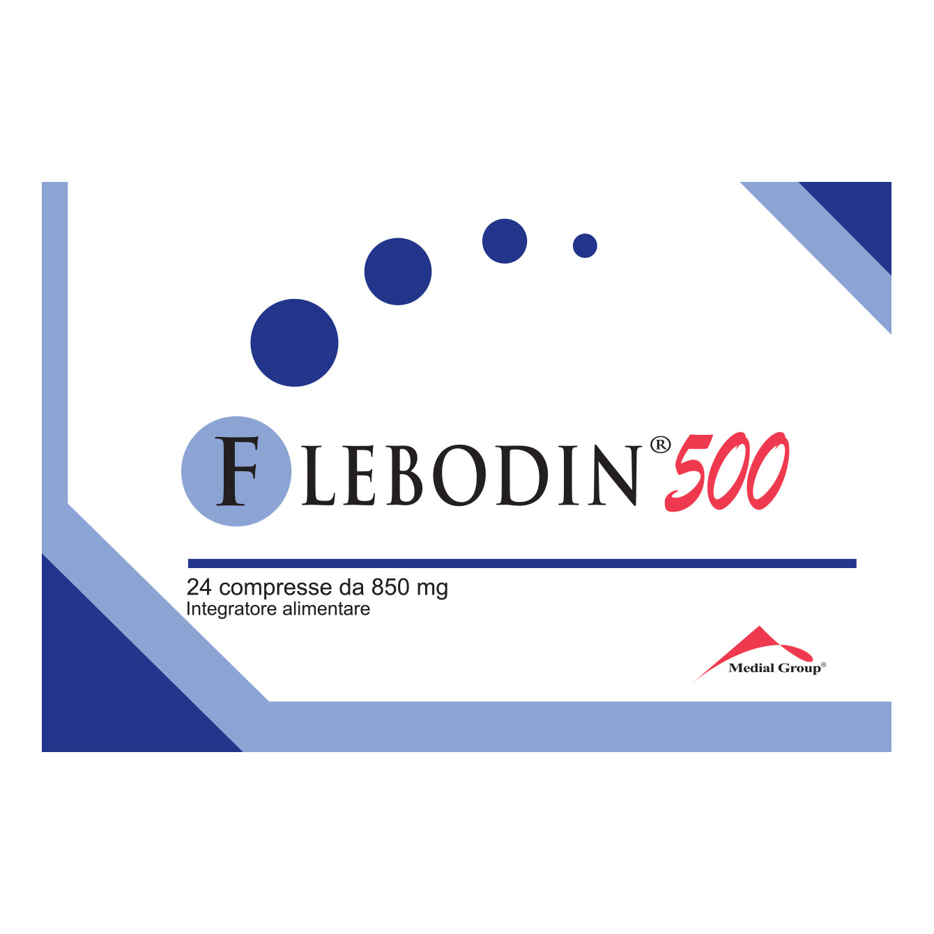 FLEBODIN 500 24 COMPRESSE