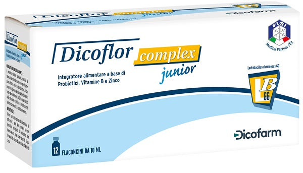 DICOFLOR COMPLEX JUNIOR 12 FLACONI DA 10 ML