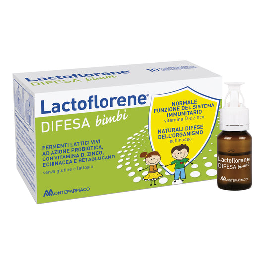 LACTOFLORENE DIFESA BAMBINI 10 FLACONI 100 ML