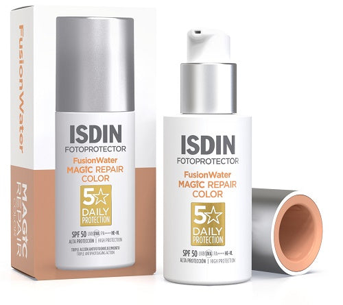Isdin Fotoprotector Fusion Water Magic Repair Color SPF50