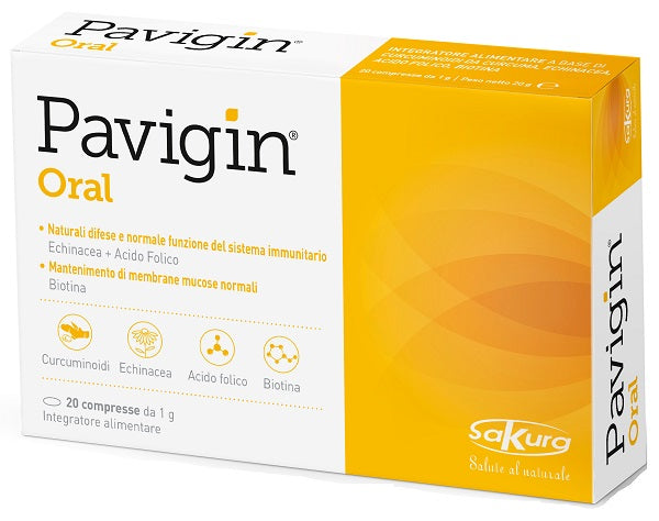 PAVIGIN ORAL 20 COMPRESSE