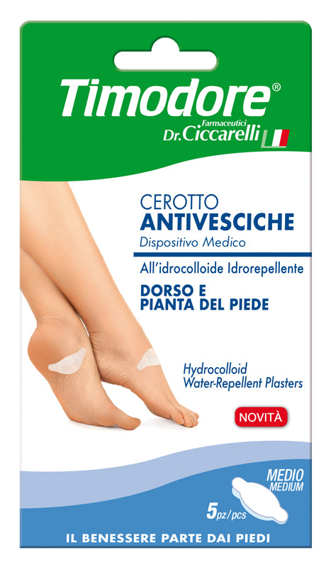 TIMODORE CEROTTO ANTIVESCICHE DORSO E PIANTA PIEDE 5 PEZZI