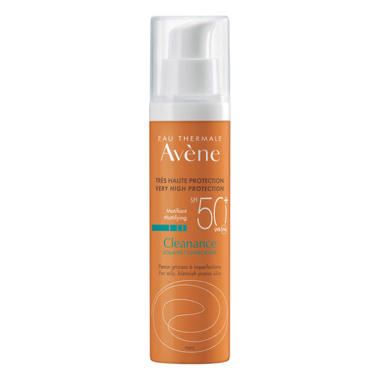 AVENE Cleanance crema solare viso per pelle a tendenza acneica SPF50+ 50ml