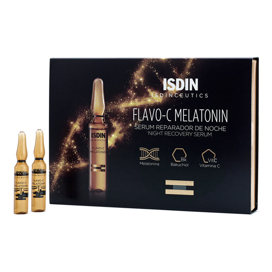 Isdin Isdinceutics Flavo-C Melatonin Siero Viso 30 Fiale