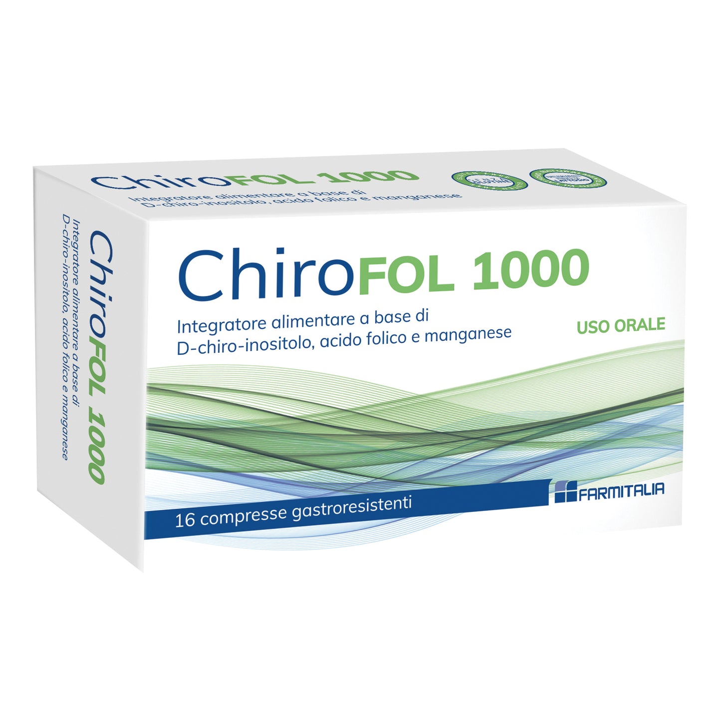 CHIROFOL 1000 16 COMPRESSE GASTRORESISTENTI