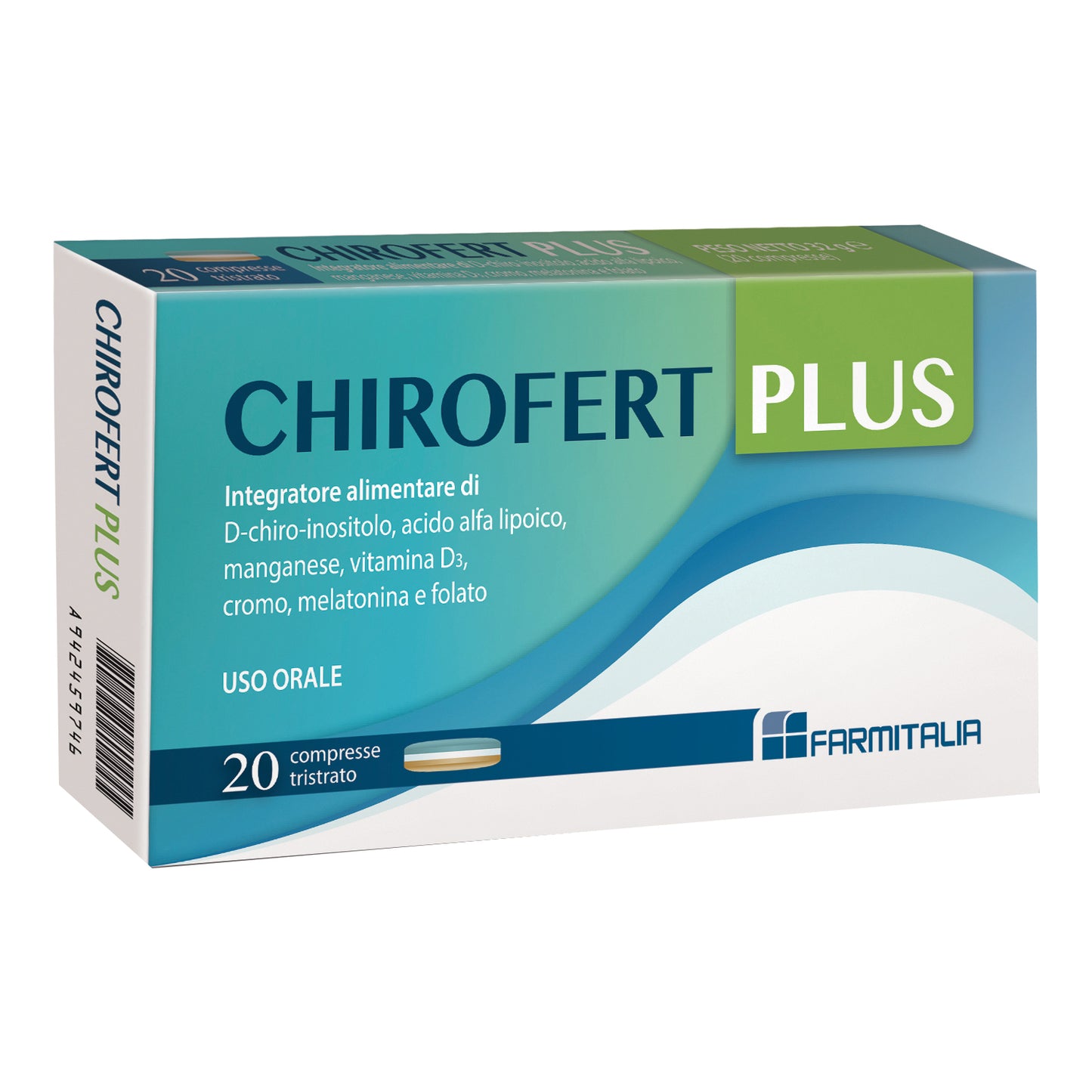 CHIROFERT PLUS 20 COMPRESSE TRISTRATO