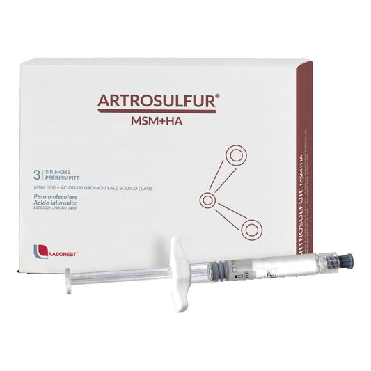 ARTROSULFUR MSM+HA 3 SIRINGHE PRERIEMPITE