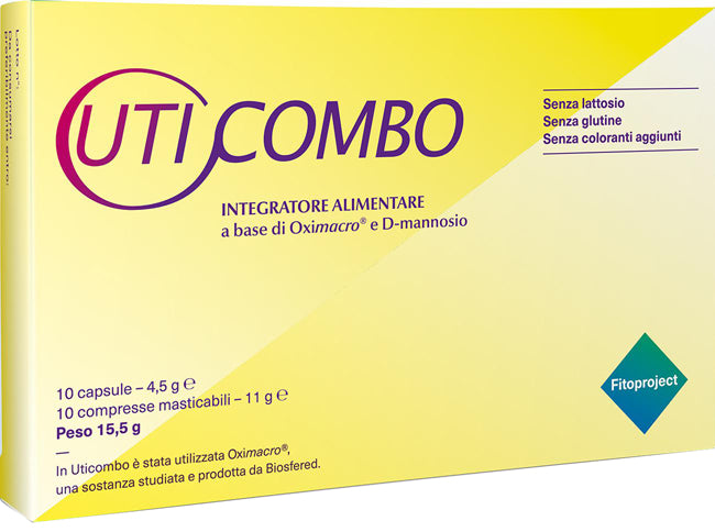 UTICOMBO 10 CAPSULE + 10 COMPRESSE MASTICABILI