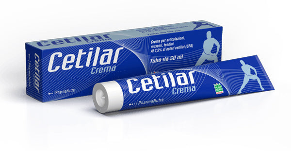 CETILAR CREMA 50ML- Crema per il dolore di articolazioni, muscoli, tendini