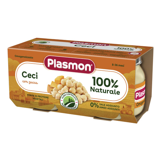 PLASMON OMOGENEIZZATO CECI/ZUCCA 2 X 80 G