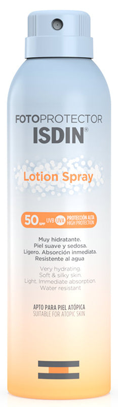 Isdin Fotoprotector Lotion Spray Lozione Solare Idratante Corpo SPF50 250ml