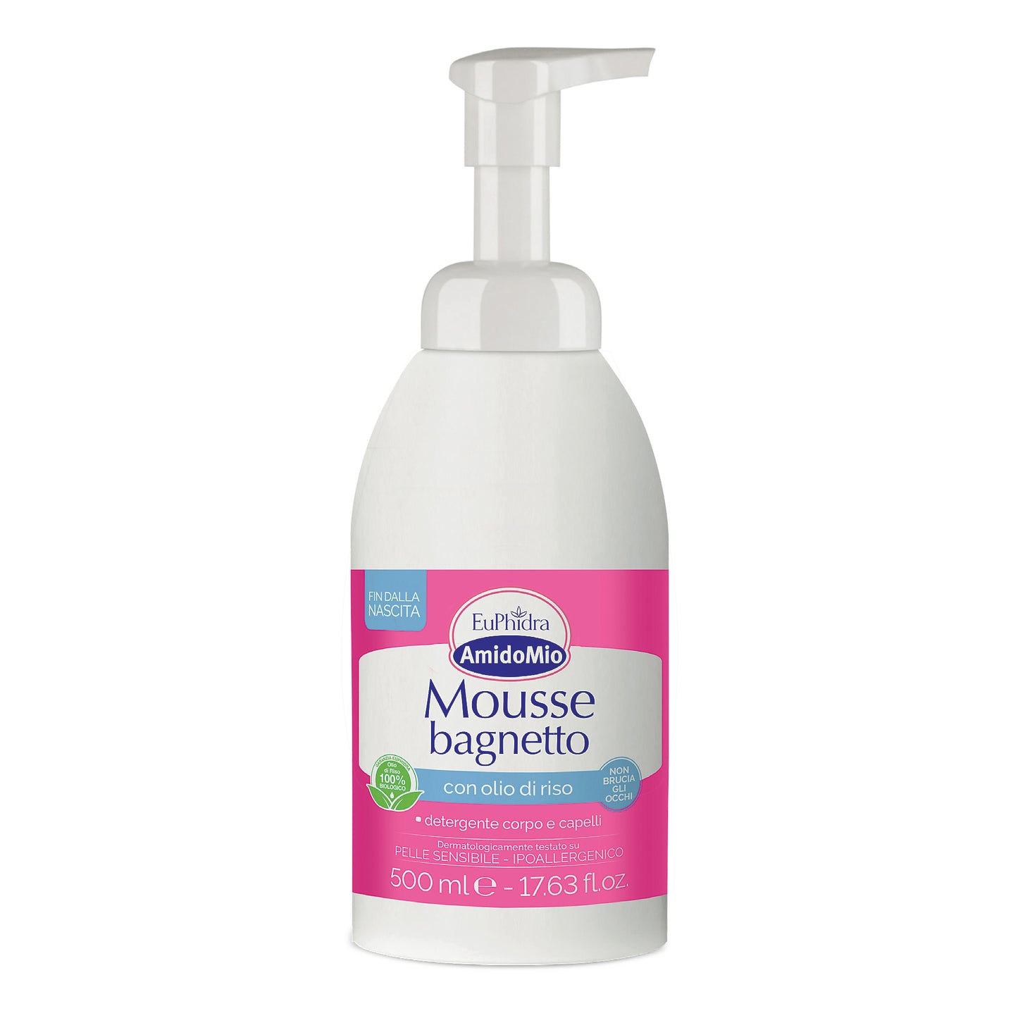 EUPHIDRA AMIDOMIO MOUSSE BAGNETTO 500 ML