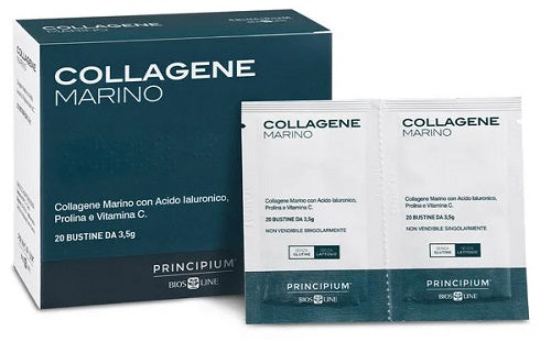 Biosline Principium Collagene Marino 20 Buste Integratore di collagene marino di tipo 1