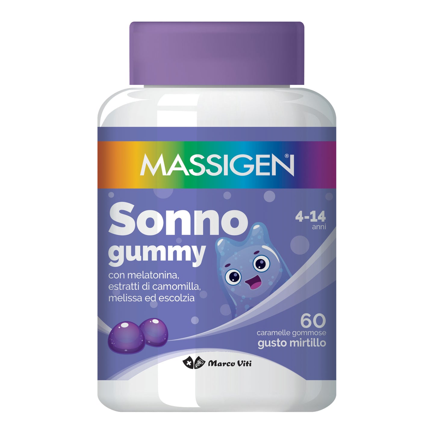 Massigen Sonno Gummy 60 Caramelle Gommose