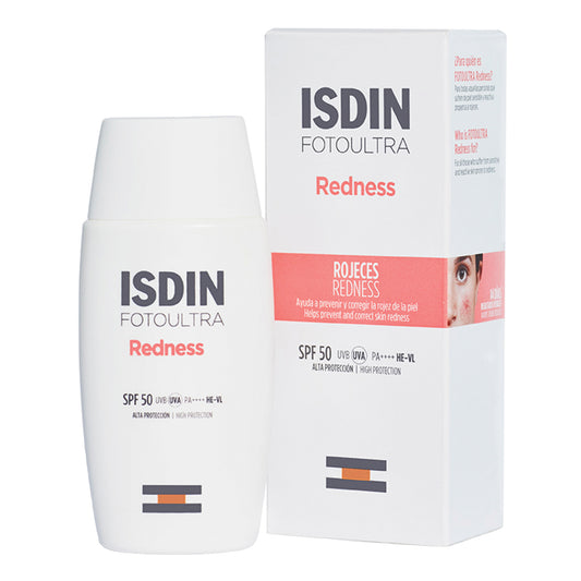 Isdin Foto Ultra Redness Fotoprotezione Crema Solare Viso Anti-Rossore SPF50 50ml