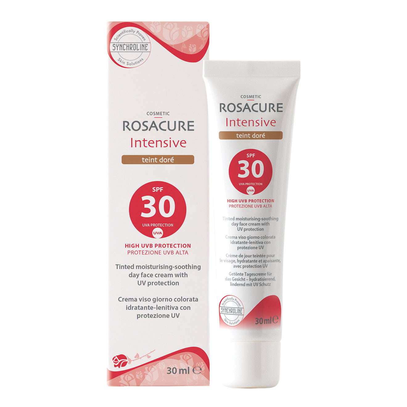 ROSACURE INTENSIVE TEINT DORE' SPF30 HIGH UVB PROTECTION 30 ML