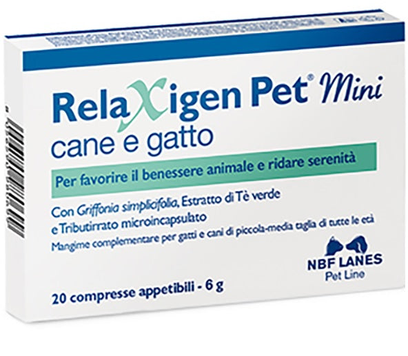 RELAXIGEN PET MINI BLISTER 20 COMPRESSE