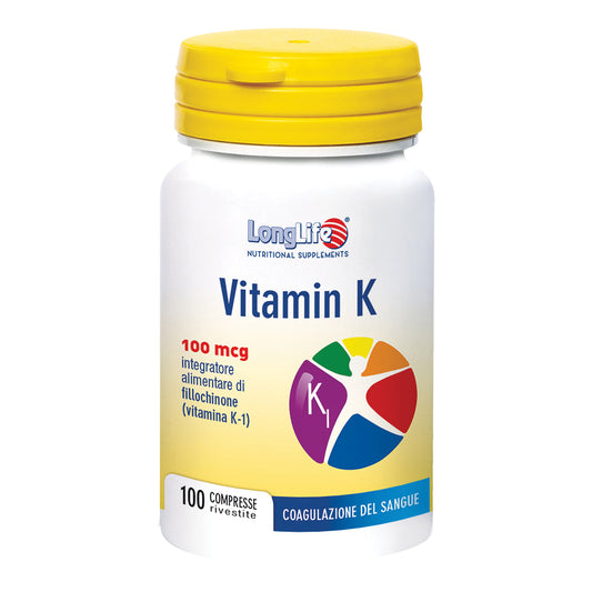 LONGLIFE VITAMIN K 100MCG 100 COMPRESSE