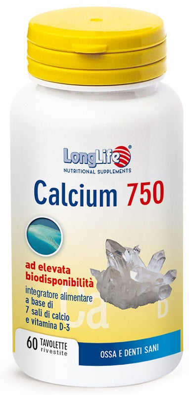 LONGLIFE CALCIUM 750MG 60TAV