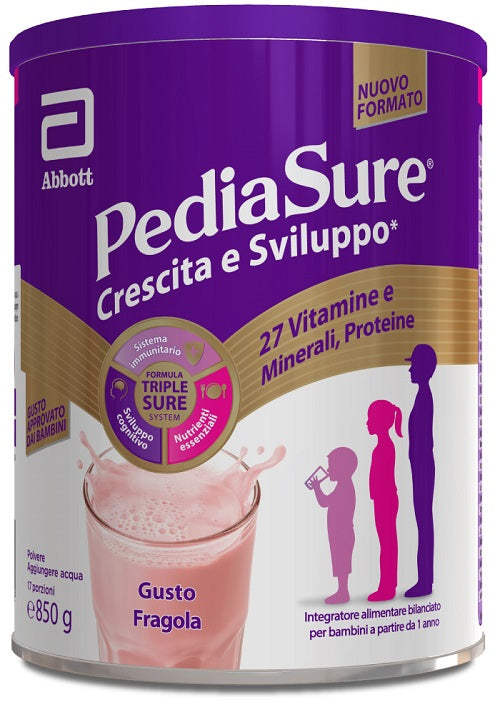 PEDIASURE CRESCITA&SVILUPPO FRAGOLA 850 G
