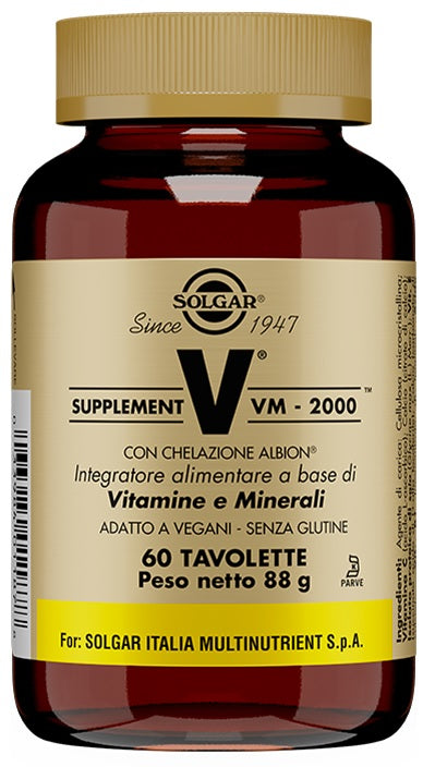 SUPPLEMENT VM 2000 60 TAVOLETTE