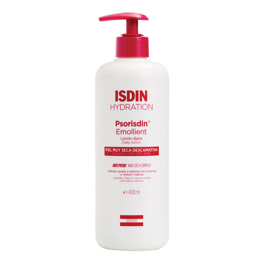 Isdin Hydratation Psoridin Lozione emolliente per pelle con psoriasi 400ml