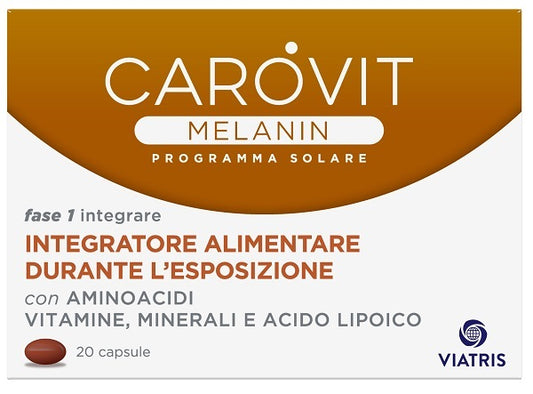 CAROVIT MELANIN PROGRAMMA SOLARE 20 CAPSULE