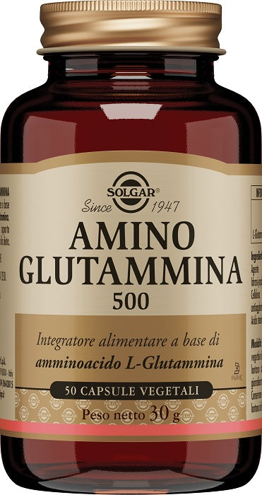 AMINO GLUTAMMINA 500 50 CAPSULE VEGETALI