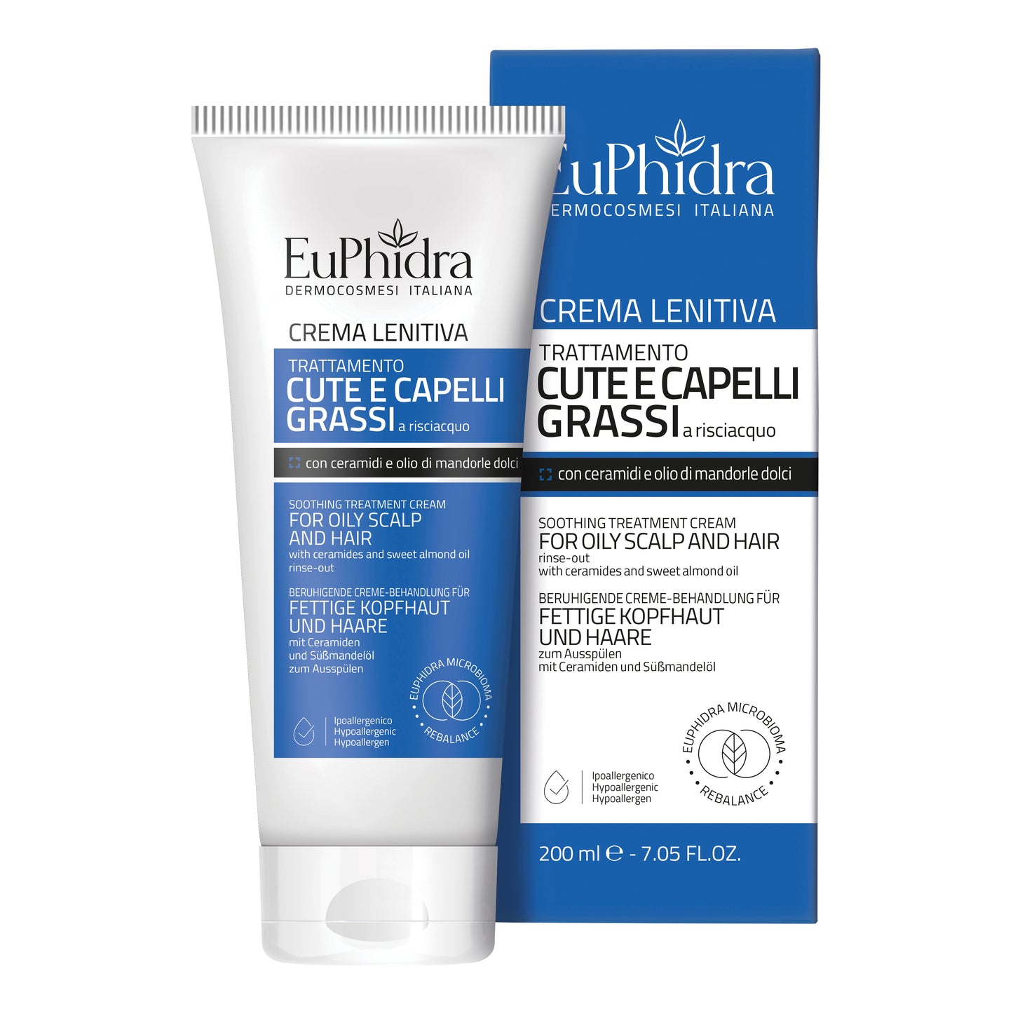 EUPHIDRA CREMA LENITIVA CUOIO CAPELLUTO GRASSI 200 ML