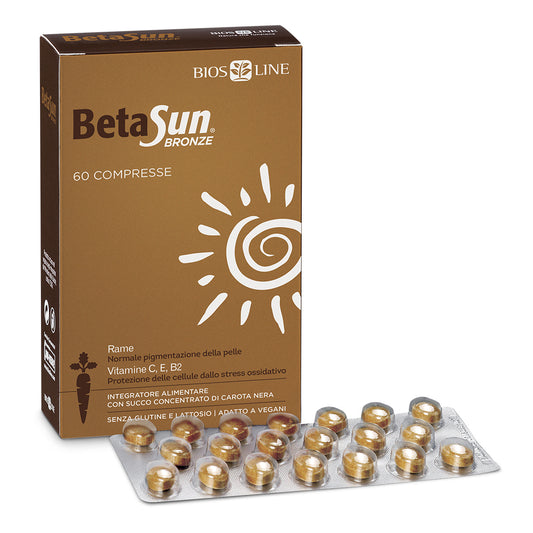 BIOSLINE BETASUN BRONZE 60 COMPRESSE