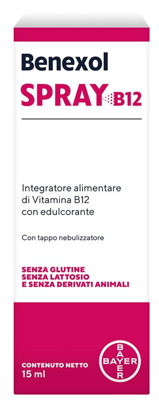 Benexol Spray B12 integratore vitamina B12 flacone da 15ml
