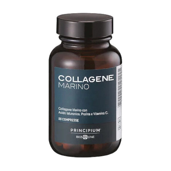 Biosline Principium Collagene Marino 80 compresse Integratore di collagene marino di tipo 1