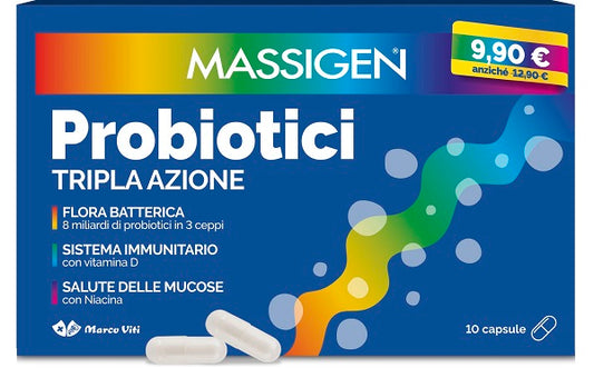 MASSIGEN PROBIOTICI 10CPS 24OS