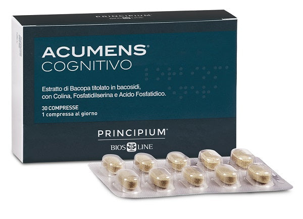 Biosline Principium Acumens Cognitivo 30 compresse integratore per il supporto delle funzioni cognitive