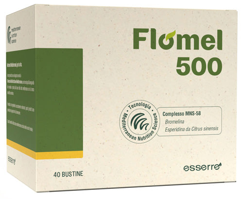Flomel 500mg  Bromelina 40 buste da 3g