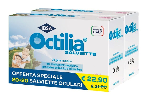 OCTILIA SALVIETTE BIPACK 20+20