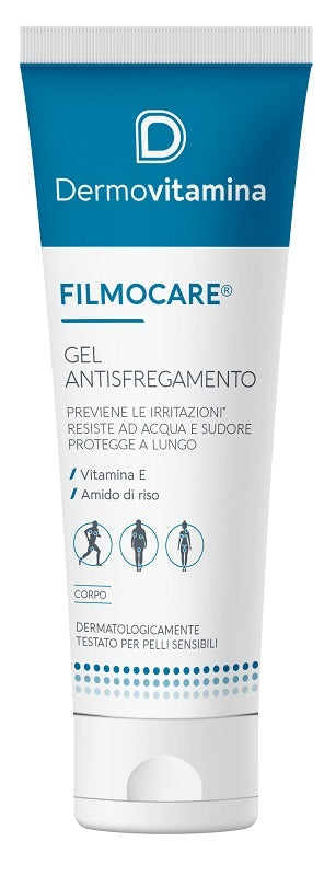 Dermovitamina Filmocare Gel Antisfregamento 100ml previene le irritazioni da acqua e sudore