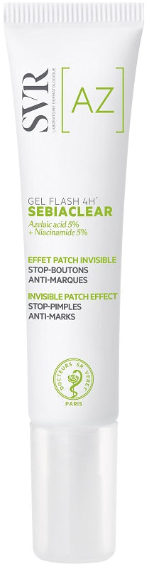 SVR Sebiaclear Gel effetto patch invisibile, anti-imperfezioni e segni 4ore 15ml