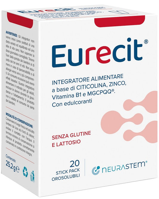 EURECIT 20STICK PACK OROSOLUB