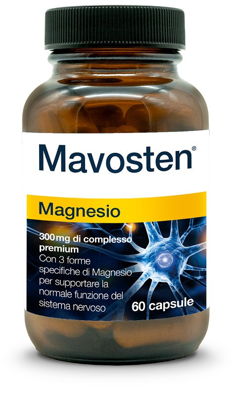 Mavosten Magnesio 60 capsule Integratore per supportare il sistema nervoso