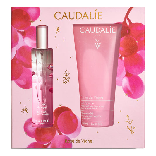 Caudalie Cofanetto Rose de Vigne Gel doccia+ acqua profumata 2025