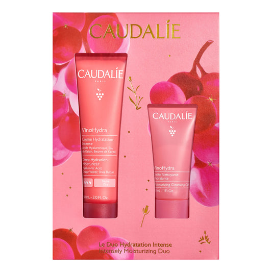 Caudalie Cofanetto Vinohydra Duo Crema idratazione intensa+ gel detergente idratante
