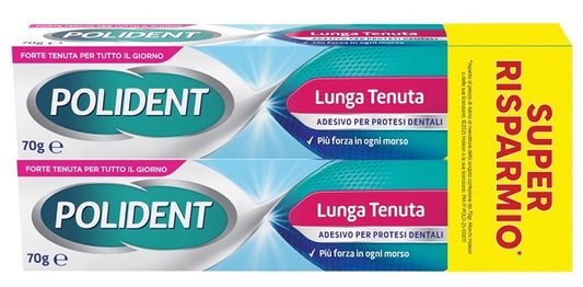 Polident Lunga Tenuta bipacco 2X70g