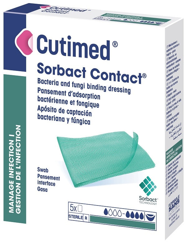 CUTIMED SORBACT CONT 7X9CM 5PZ