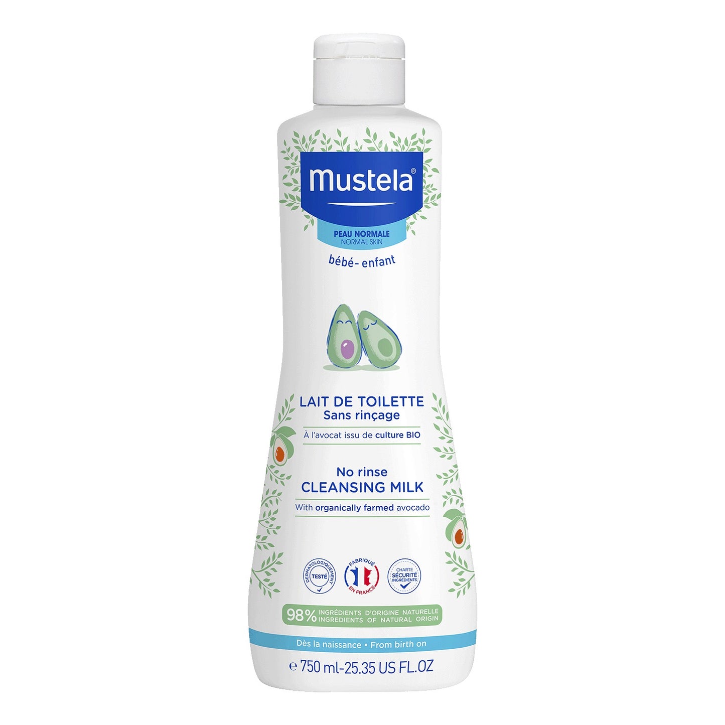 MUSTELA LATTE TOILETTE 750ML