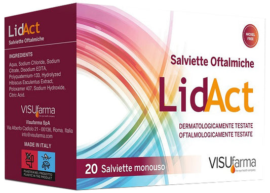 LIDACT SALVIETTE OFT MON 20PZ